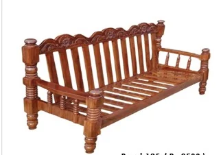 Traditional wooden seating from Royal Enterprises